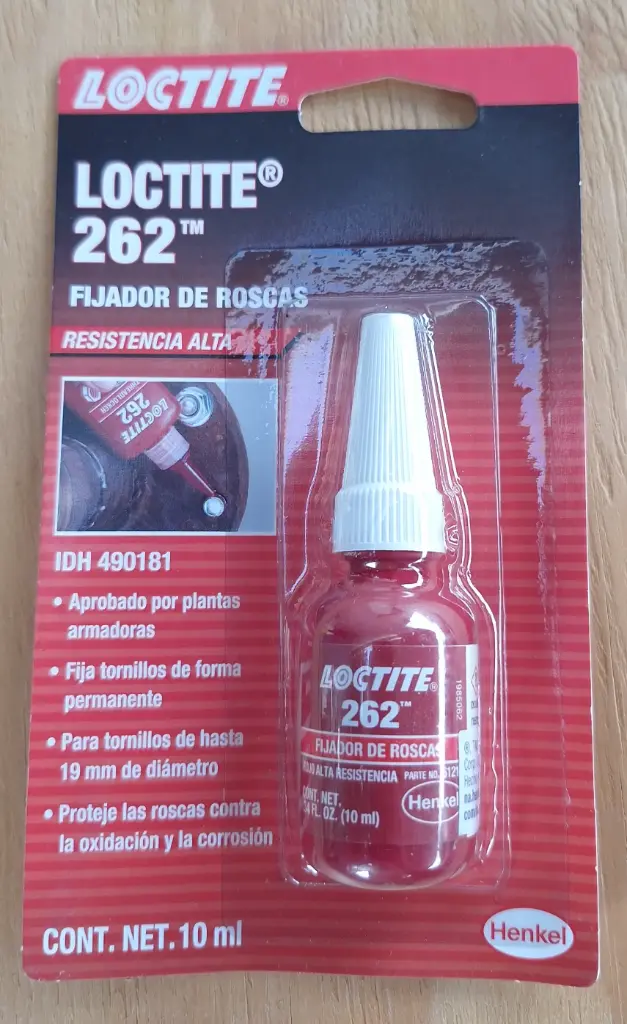 Fijador de roscas Loctite 262 10ml