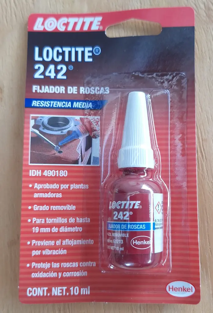 Fijador de roscas 242 10ml