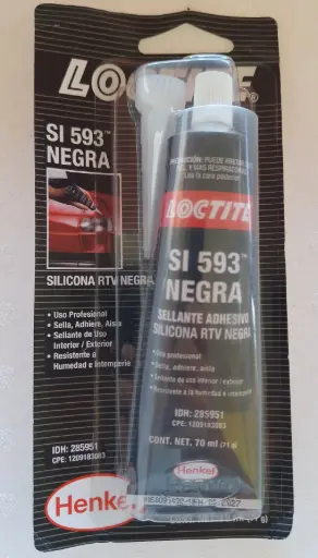 [285951] Sellante adhesivo silicona RTV Negra
